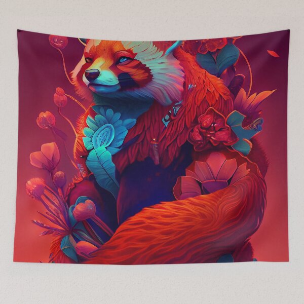Artikelvorschau, Red Panda Spirit Animal 1 entworfen und verkauft von MadeByHaresShop.