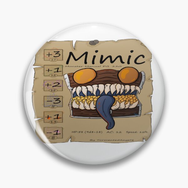 Item preview, Mimic Stats designed and sold by TormentedAngel8.