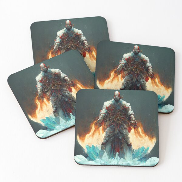 Item preview, Ancient Warrior with ice and fire designed and sold by SY-Store72.