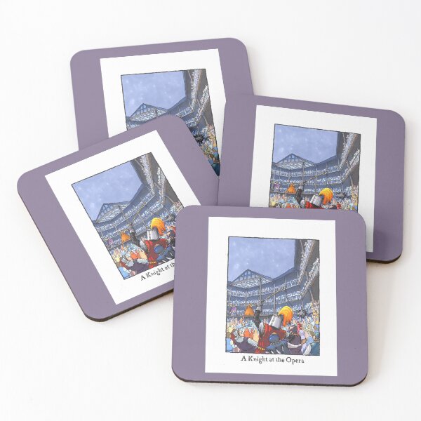 Item preview, Knight at the Opera - Medieval humour designed and sold by MNoblestudio.