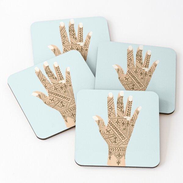 Item preview, Moroccan Fessi Henna Tattoo - Brown Intricate Henna designed and sold by HennaArtista.