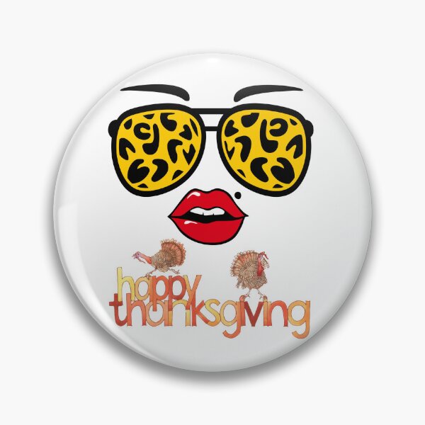 Item preview, Turkey face leopard glasses thanksgiving women| thanksgiving women and family quotes | gifts for thanksgiving women designed and sold by ThanksVibe.