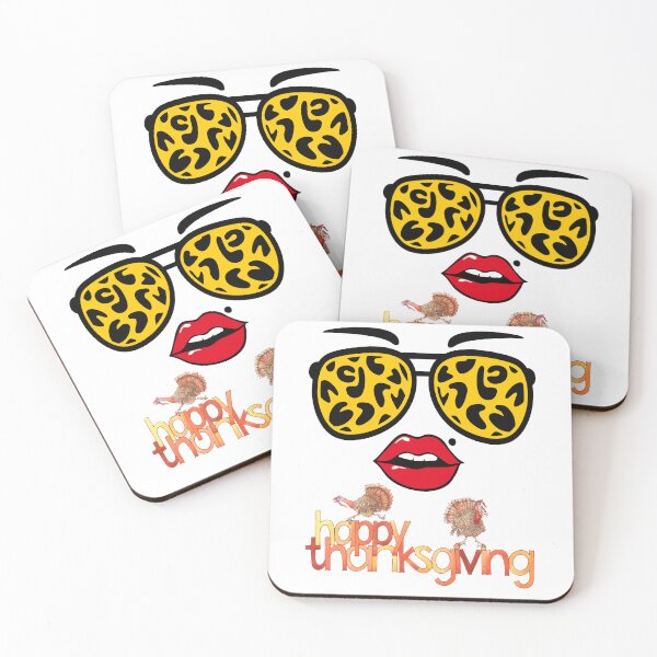 Item preview, Turkey face leopard glasses thanksgiving women| thanksgiving women and family quotes | gifts for thanksgiving women designed and sold by ThanksVibe.