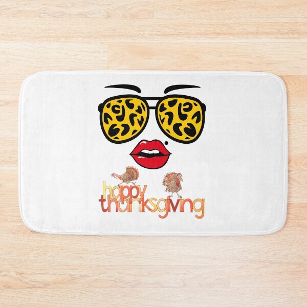 Item preview, Turkey face leopard glasses thanksgiving women| thanksgiving women and family quotes | gifts for thanksgiving women designed and sold by ThanksVibe.