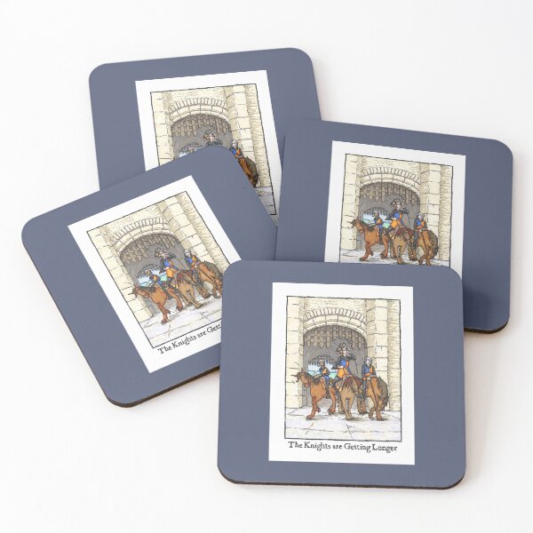 Item preview, The Knights are Getting Longer - Medieval humour designed and sold by MNoblestudio.