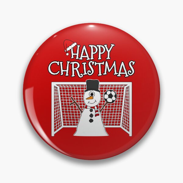Item preview, Christmas Soccer Player Football Snowman Xmas 2022 designed and sold by doodlerob.