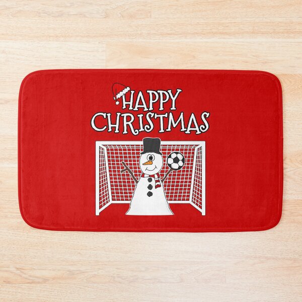 Item preview, Christmas Soccer Player Football Snowman Xmas 2022 designed and sold by doodlerob.