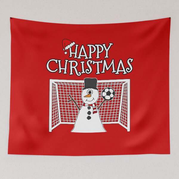 Item preview, Christmas Soccer Player Football Snowman Xmas 2022 designed and sold by doodlerob.