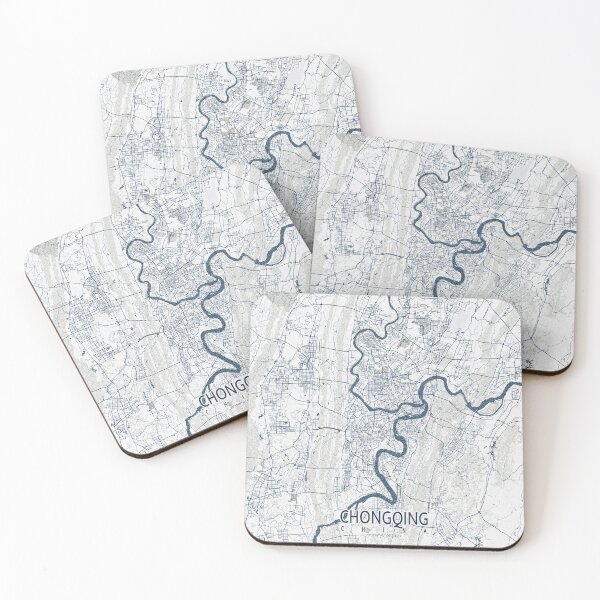 Item preview, Chongqing City Map of China - Coastal designed and sold by deMAP.