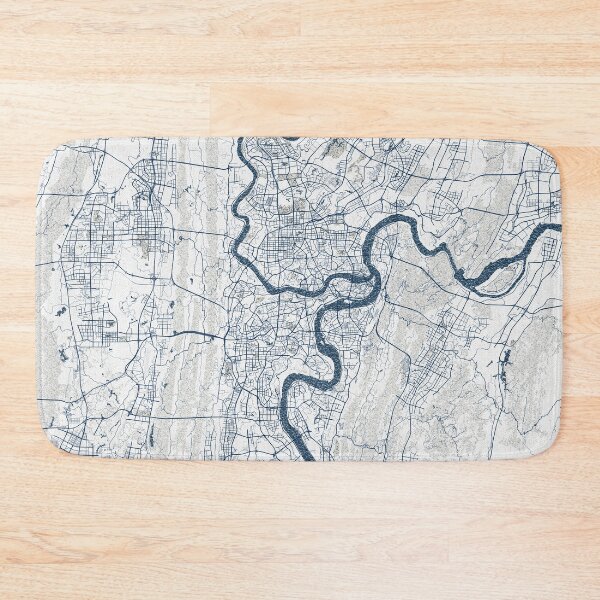 Item preview, Chongqing City Map of China - Coastal designed and sold by deMAP.