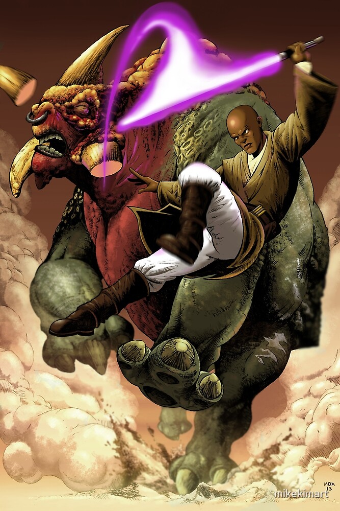 "Mace Windu" by mikekimart Redbubble