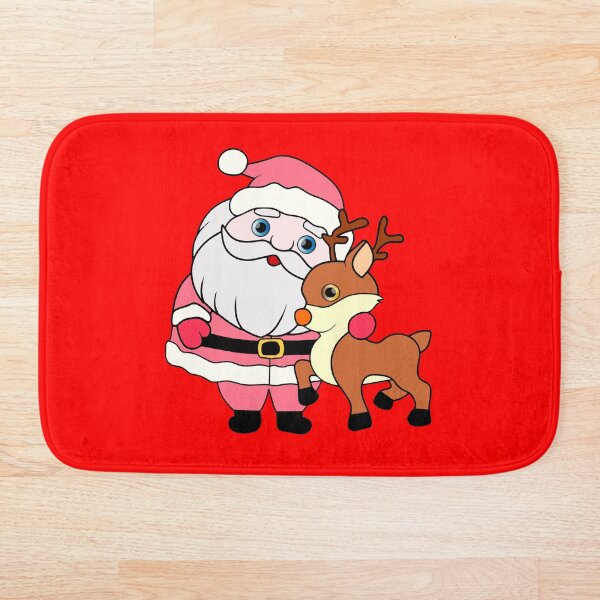 Item preview, Retro Vintage Pink Santa Claus  designed and sold by ubermenschera.