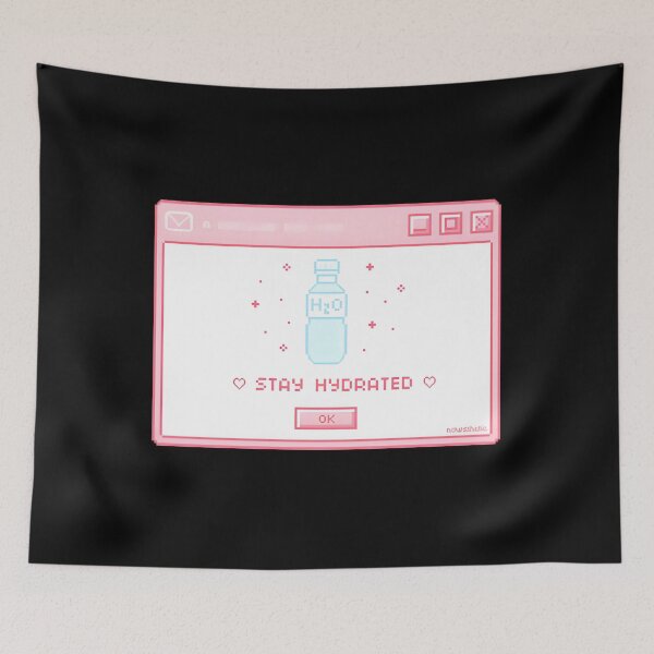 Item preview, Stay Hydrated Notification Sticker designed and sold by seeteshemooo.