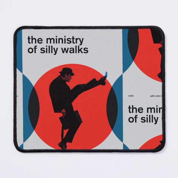 Item preview, poster the ministry of silly walks designed and sold by chillstudio.
