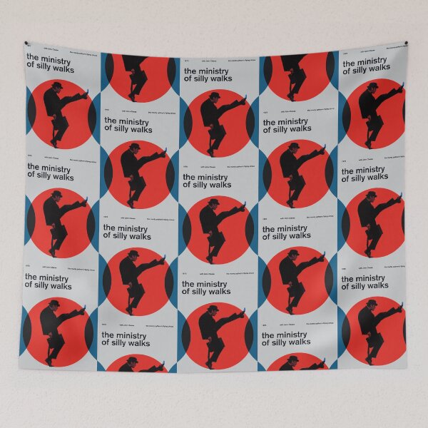 Item preview, poster the ministry of silly walks designed and sold by chillstudio.