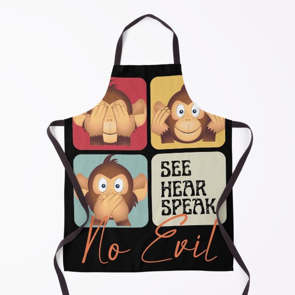 Item preview, Monkey See No Evil Hear No Evil Speak No Evil designed and sold by justie1977.
