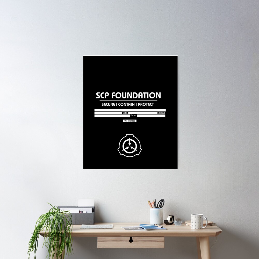 SCP Foundation Secure Contain Protect TShirt Poster by Olli