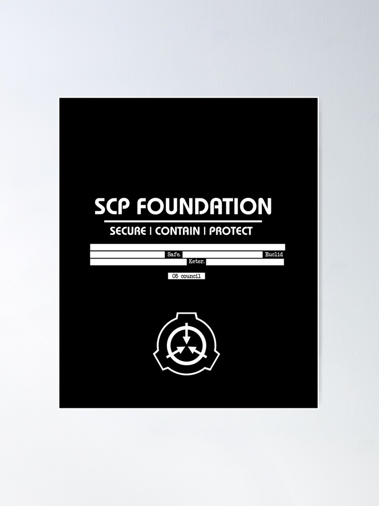 SCP Foundation Secure Contain Protect TShirt Poster by Olli