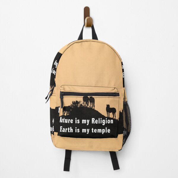 Item preview, Nature is my religion The earth is my temple designed and sold by Ingo Gerlach.