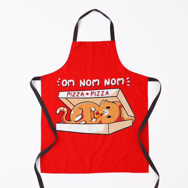 Item preview, Cat eating pizza designed and sold by OnlyCoolDesigns.