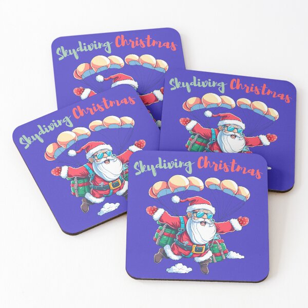 Item preview, Santa Skydiving, merry christmas designed and sold by HarriPaloma.