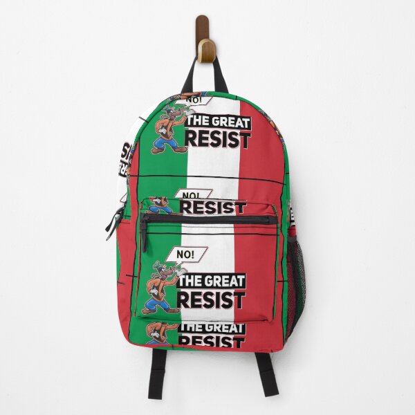 Item preview, THE GREAT RESIST ITALIAN FLAG designed and sold by GraffitiBomberZ.