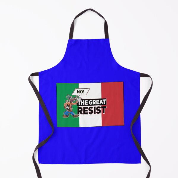 Item preview, THE GREAT RESIST ITALIAN FLAG designed and sold by GraffitiBomberZ.