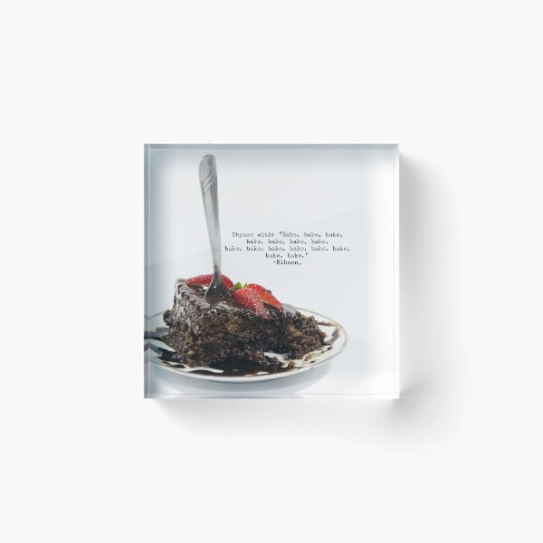 Item preview, Rihanna Lyrical Brilliance (Rhymes with Bake) designed and sold by lyricalbrill.