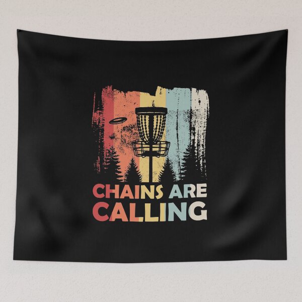 Item preview, Disc Golf CHAINS ARE CALLING Vintage Disc Sport Frisbee Saying designed and sold by theshirtinator.