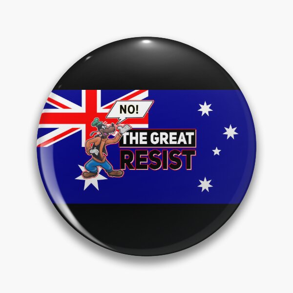 Item preview, THE GREAT RESIST AUSTRALIA FLAG designed and sold by GraffitiBomberZ.