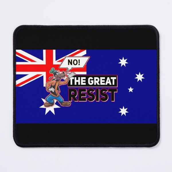 Item preview, THE GREAT RESIST AUSTRALIA FLAG designed and sold by GraffitiBomberZ.