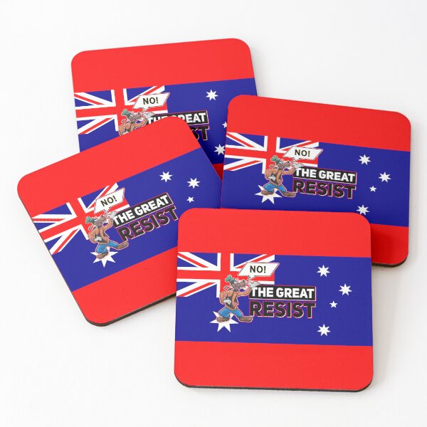 Item preview, THE GREAT RESIST AUSTRALIA FLAG designed and sold by GraffitiBomberZ.