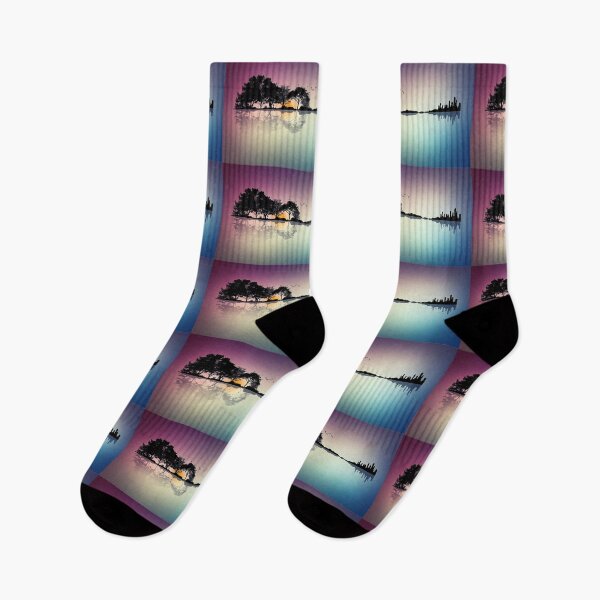 Item preview, Guitar lake - musical freedom canvas, T- shirt designed and sold by RunningJoke.