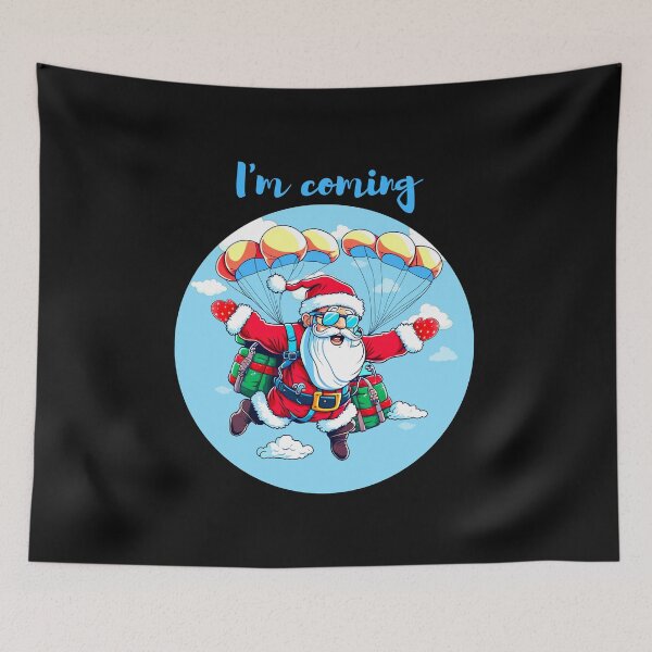 Item preview, Santa Skydiving coming designed and sold by HarriPaloma.