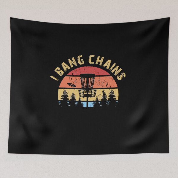 Item preview, Disc Golf I BANG CHAINS Vintage Disc Sport Frisbee Saying designed and sold by theshirtinator.