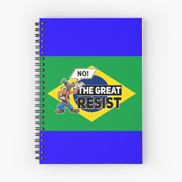 Item preview, THE GREAT RESIST BRASILIAN FLAG designed and sold by GraffitiBomberZ.
