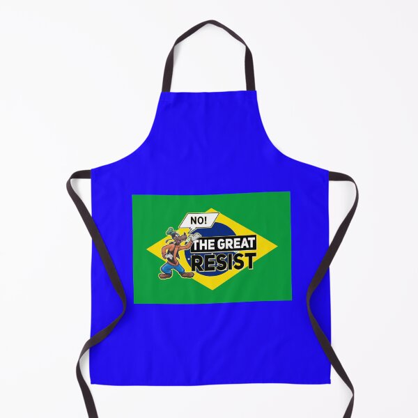 Item preview, THE GREAT RESIST BRASILIAN FLAG designed and sold by GraffitiBomberZ.
