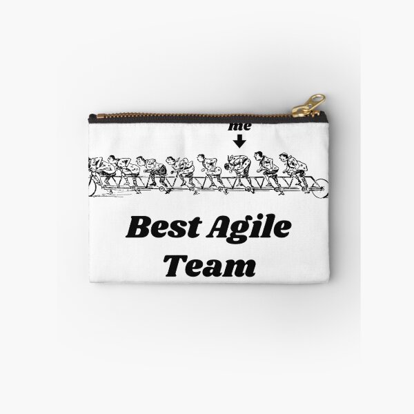 Item preview, 'Best Agile Team' Tandem Bicycle Design - Retro Illustration Design for T-shirts, mugs, phone cases and other accessories designed and sold by Ridiculam Toga.