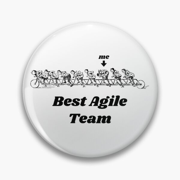 Item preview, 'Best Agile Team' Tandem Bicycle Design - Retro Illustration Design for T-shirts, mugs, phone cases and other accessories designed and sold by Ridiculam Toga.
