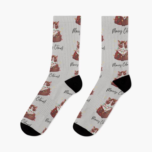 Item preview, christmas cat closeup designed and sold by noha alzohbi.