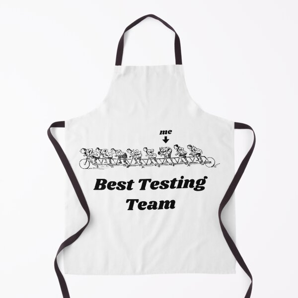 Item preview, 'Best Testing Team' Tandem Bicycle Design - Retro Illustration Design for T-shirts, mugs, phone cases and other accessories designed and sold by Ridiculam Toga.
