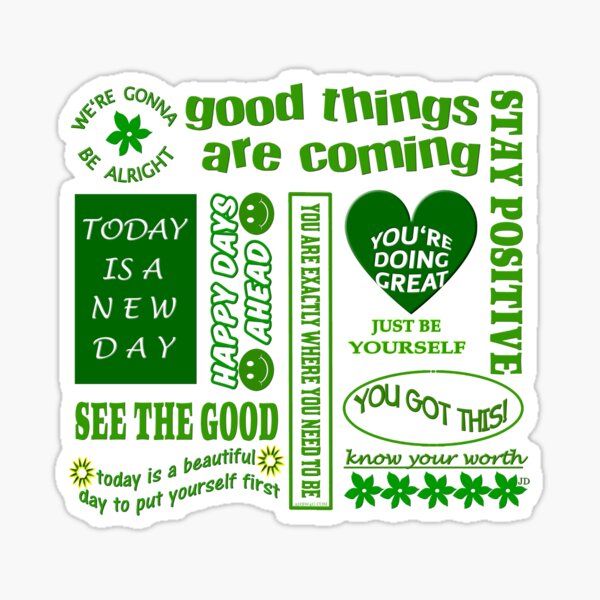 Positive Thinking Sticker