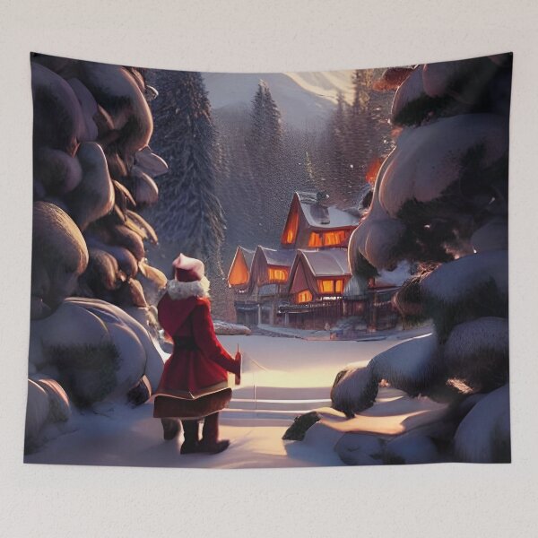 Item preview, Santa Claus Waiting For Christmas. designed and sold by luisalfonso1989.