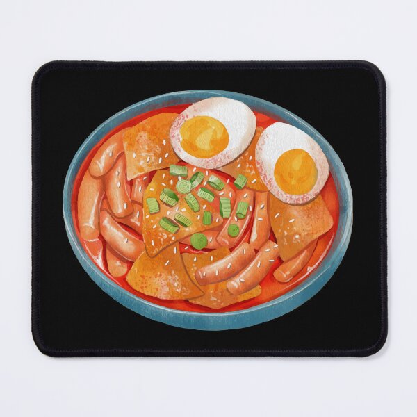 Item preview, Korean Tteokbokki - Spicy Stir Fried Rice Cakes With Egg designed and sold by Alicia Chee.