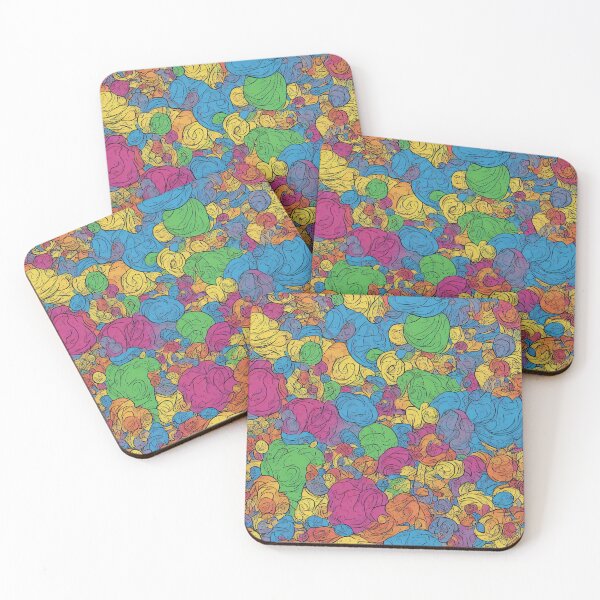 Item preview, pattern of random colors designed and sold by namelessartshop.