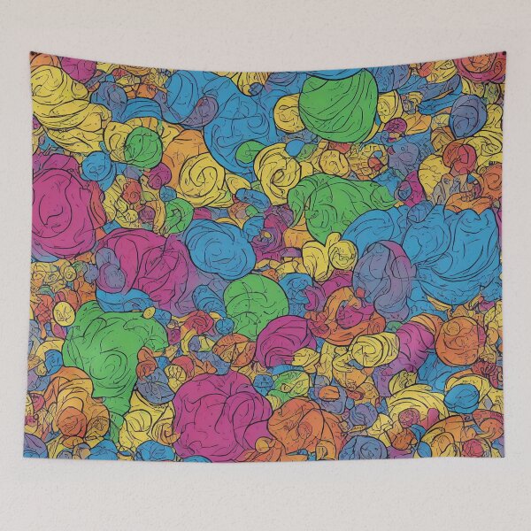 Item preview, pattern of random colors designed and sold by namelessartshop.