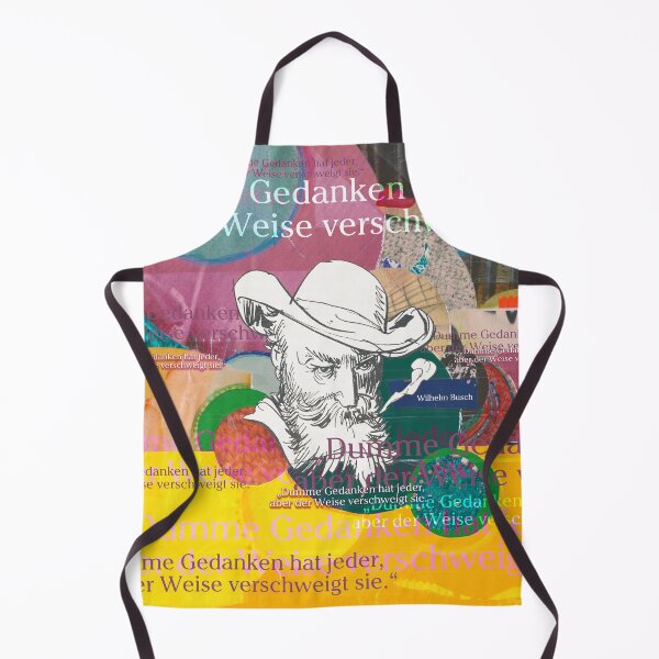 Item preview, Wilhelm Busch quote, stupid thoughts designed and sold by Mauswohn.
