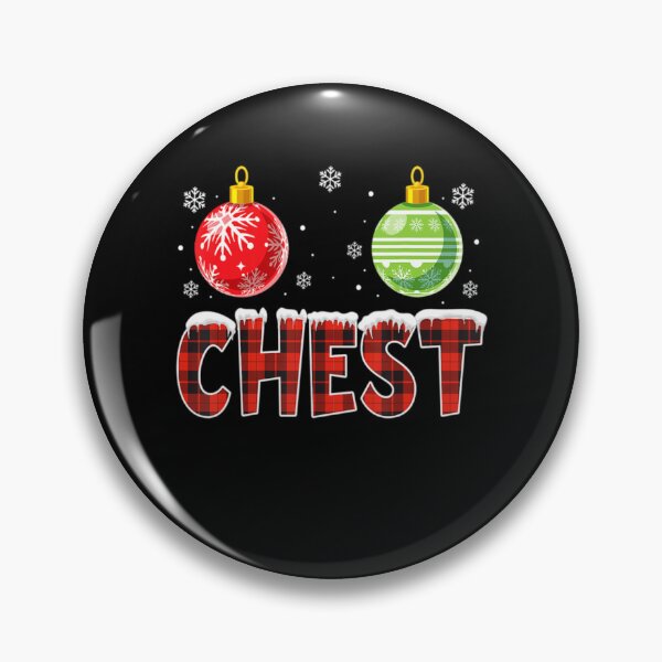 Item preview, Chest Nuts Matching Chestnuts Funny Christmas Couples Chest designed and sold by IanMathol.