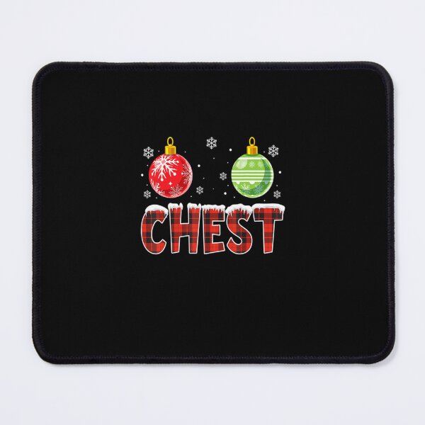 Item preview, Chest Nuts Matching Chestnuts Funny Christmas Couples Chest designed and sold by IanMathol.