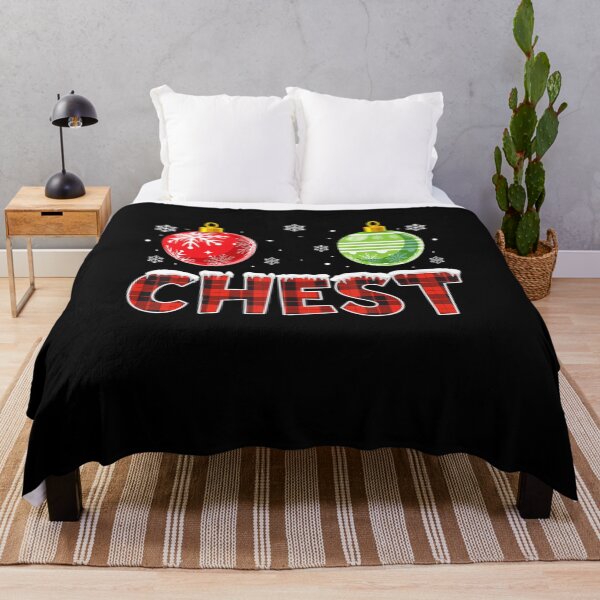 Item preview, Chest Nuts Matching Chestnuts Funny Christmas Couples Chest designed and sold by IanMathol.